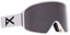 Anon M4 Cylindrical Goggles + MFI Face Mask & Bonus Lens - white/perceive sunny onyx + variable violet lens V1