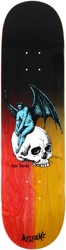Welcome Townley Nephilim 8.25 Skateboard Deck - black/fire stain
