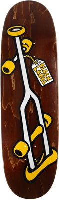 Black Label Crutch 9.5 Egg Shape Skateboard Deck - view large