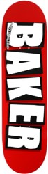 Baker Brand Logo 8.6 Skateboard Deck - white