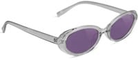 Glassy Stanton Sunglasses - clear/purple lens