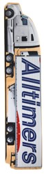 Alltimers Big Rig 7.3 Skateboard Deck - white