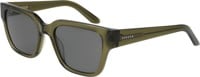 Dragon Rowan Polarized Sunglasses - shiny sap/smoke polarized lens
